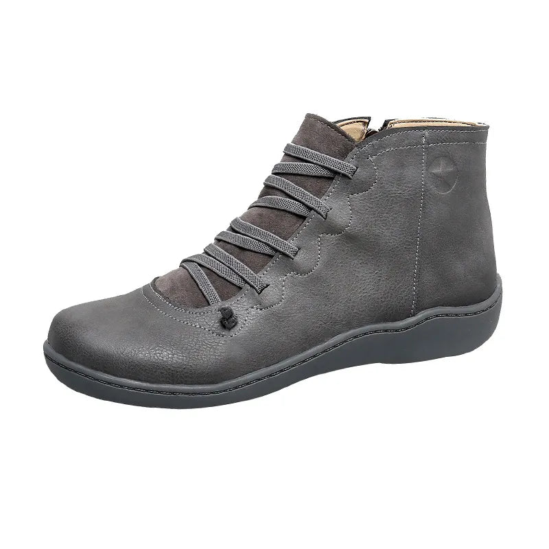 Bottines Élégantes Fermeture Éclair