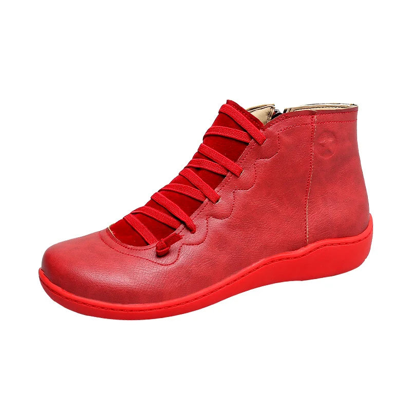 Bottines Élégantes Fermeture Éclair
